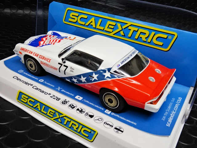 Scalextric 1/32 ｽﾛｯﾄｶｰ C4300◇ Chevrolet Camaro Z28 ＃77/Peter