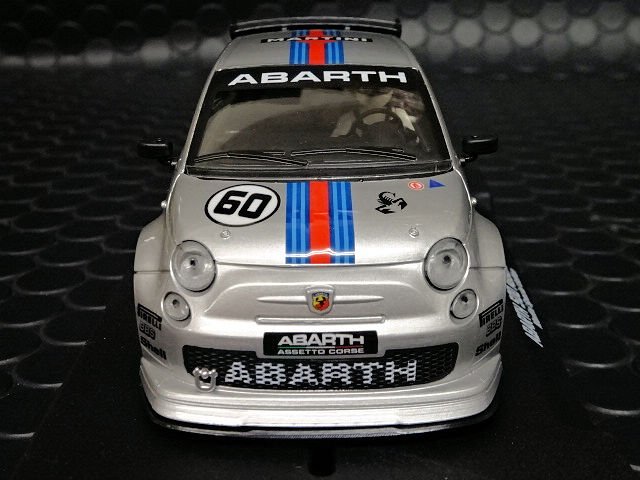 NSR 1/32 ｽﾛｯﾄｶｰ 0260SW◇Fiat Abarth 500 #60 Martini -Silver