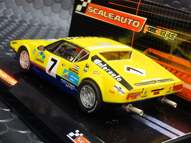 Scaleauto 1/32 ｽﾛｯﾄｶｰ SC6035◇DeTOMASO PANTERA #7 Beurlys