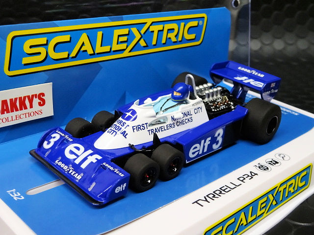 Scalextric 1/32 ｽﾛｯﾄｶｰ C4245 ◇Tyrrell P34 #3/Ronnie Peterson