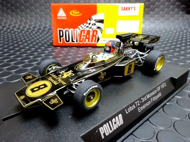 Slot It /Policar 1/32 ｽﾛｯﾄｶｰ SI-CAR02C ◇ LOTUS 72 F1 ”JPS” #8