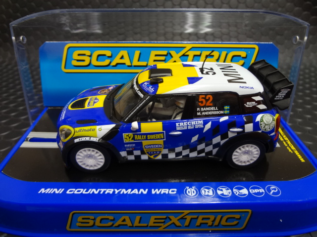 Scalextric 1/32 ｽﾛｯﾄｶｰ C3401◇ BMW MINI COUNTRYMAN WRC SWEDEN