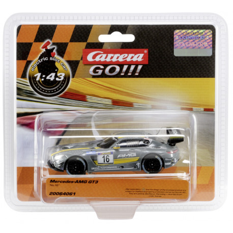 Carrera-Go ｽﾛｯﾄｶｰ 1/43 64061◇Mercedes-AMG GT3, #16 カレラGoは