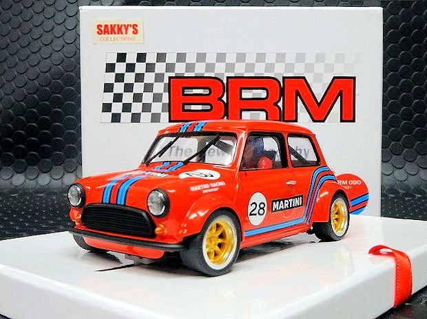 BRM 1/24 ｽﾛｯﾄｶｰ 090-R◇MINI COOPER #289 MARTINI RED EDITION 1/24スケールの逸品！ 1/32コースを余裕で走れるミニカーシリーズ。☆真っ赤な”マルティニ”  ミニ、入荷完了！ | NASCAR・スロットカー・ミニカーの専門店<<サッキーズ・コレクションズ大阪>> by CAR-BOX