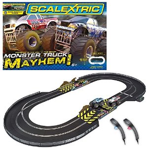 ScaLextric ｱﾅﾛｸﾞ・ｺｰｽｾｯﾄ C1302◇Monster Truck Mayhem Starter Set/モンスター トラック  セット ｱﾅﾛｸﾞｺｰｽｾｯﾄ モンスタートラック２台入り/ｺﾝﾄﾛｰﾗｰ、AC電源付 大興奮のジャンプ台バトル「モンスタートラック メイヘム」！☆希少モデル、面白いよぉ～  | NASCAR・スロット ...