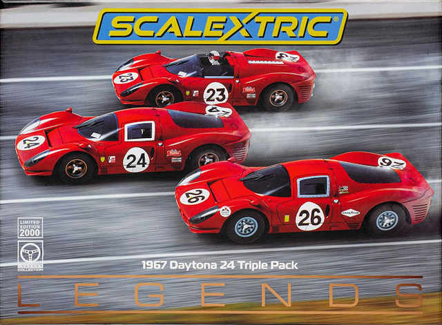 Scalextric 1/32 ｽﾛｯﾄｶｰ C4391A-26 ◇ 1967 Daytona 24 ”Triple Pack