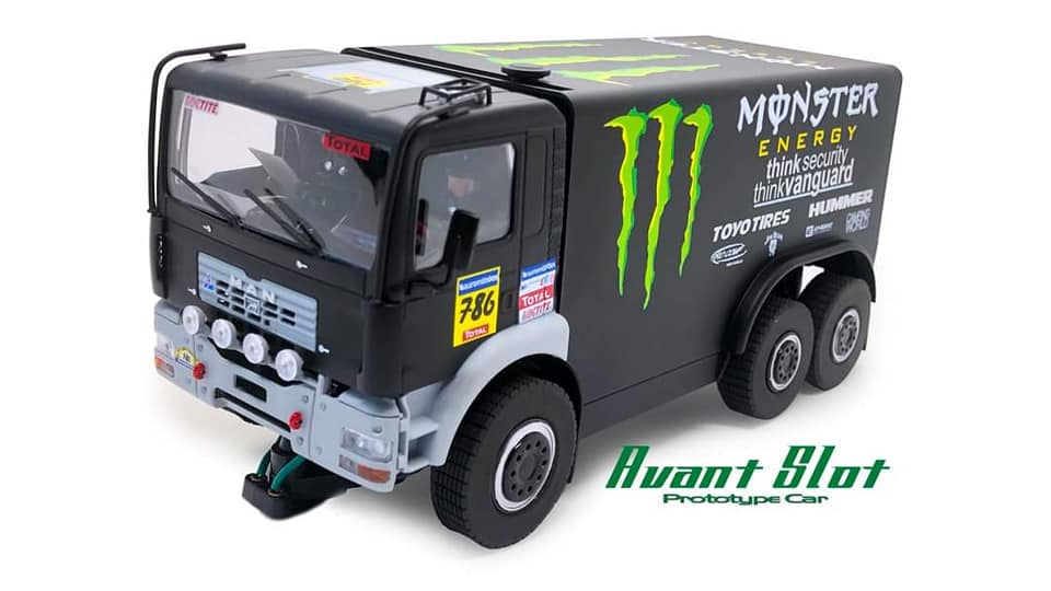 Avantslot 1/32 ｽﾛｯﾄｶｰ 050410◇Man Truck 6WD ”Monster Energy” 6