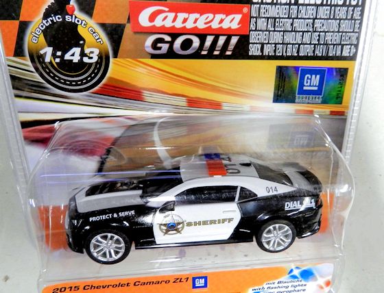 Carrera-Go ｽﾛｯﾄｶｰ 1/43 64031 ◇CHEVROLET CAMARO ”SHERIFF PATROL” 最新カマロのパトカー！  カレラGoは1/32のコースでそのまま走れます☆屋根のパトライトが光るよ！ | NASCAR・スロットカー・ミニカーの専門店u003cu003cサッキーズ・コレクションズ大阪u003eu003e  by CAR-BOX