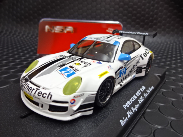 NSR 1/32 ｽﾛｯﾄｶｰ 1192-AW ◇PORSCHE 997 GT3 RSR ”WeatherTech” #22