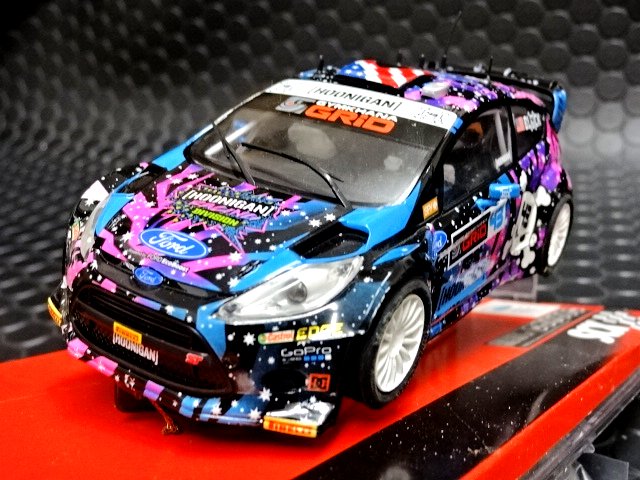 SCX 1/32 ｽﾛｯﾄｶｰ A10209◇FORD FIESTA RS WRC ST-RX43 RALLY #43/KEN 