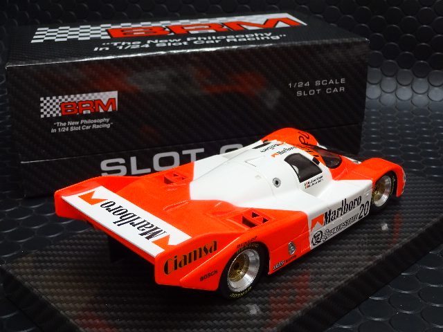 BRM 1/24 ｽﾛｯﾄｶｰ BRM-051 ◇Porsche 962C ” Team Davey ” 7th－480Km