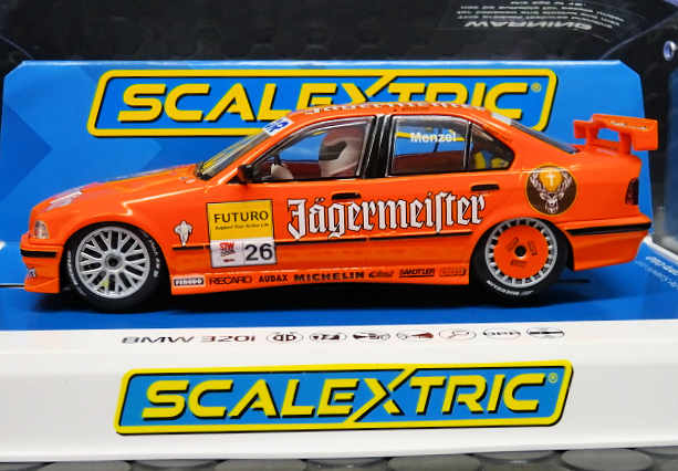Scalextric 1/32 ｽﾛｯﾄｶｰ C4624◇ BMW E36 320i ”Jagermeister” #26