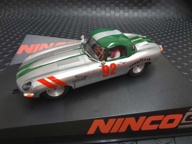 NINCO 1/32 ｽﾛｯﾄｶｰ 50611◇Jaguar E-Type Roadster 'Silver 62