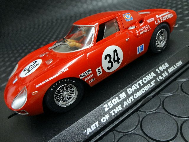 FLY 1/32 ｽﾛｯﾄｶｰ 053107 ◇ FERRARI 250LM 24HR DAYTONA 1968 #34