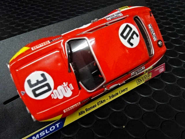 team-slot 1/32 ｽﾛｯﾄｶｰ TM-SRE40◇ Alfa Romeo Giulia GTAm - Tribute Livery  【Limited Numbered Edition of 200.】 シリアルナンバー付き限定モデル！☆再入荷完了～！ | NASCAR・スロットカー・ミニカーの専門店<<サッキーズ・コレクションズ大阪>>  by CAR-BOX