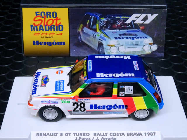 FLY 1/32 ｽﾛｯﾄｶｰ E2073◇Renault 5 Turbo #28 Rally Costa Brava