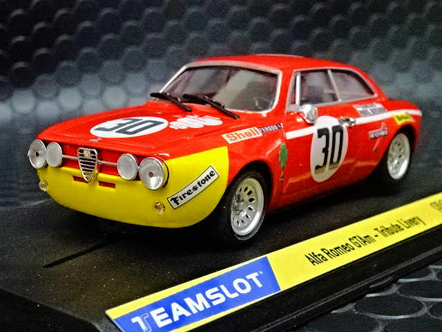 team-slot 1/32 ｽﾛｯﾄｶｰ TM-SRE40◇ Alfa Romeo Giulia GTAm - Tribute Livery  【Limited Numbered Edition of 200.】 シリアルナンバー付き限定モデル！☆再入荷完了～！ | NASCAR・スロットカー・ミニカーの専門店<<サッキーズ・コレクションズ大阪>>  by CAR-BOX