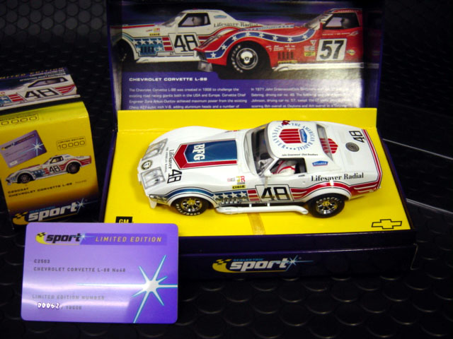 106 スケレ　コルベット　テストカー Scalextric Sports 1/32 ｽﾛｯﾄｶｰ ◇L-88 CHEVROLET CORVETTE #48