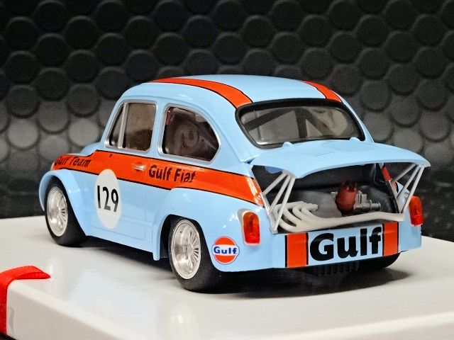 BRM 1/24 ｽﾛｯﾄｶｰ TTS-011◇FIAT ABARTH 1000 TCR Gr-2 #129 