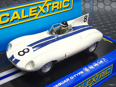 Scalextric 1/32 ｽﾛｯﾄｶｰ C3308◇Jaguar D-Type Sebring 12hr 1956