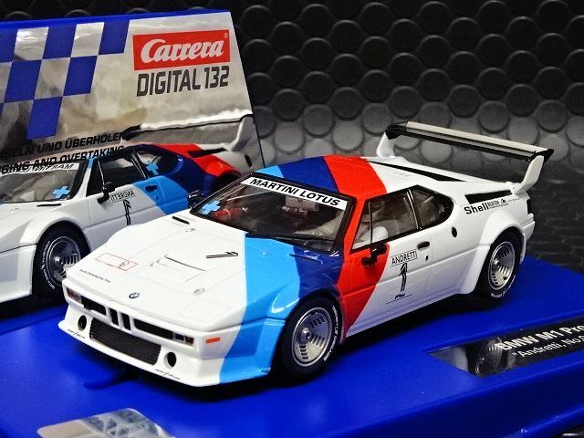 Carrera Digital132 ｽﾛｯﾄｶｰ 30814◇BMW M1 Procar ＃1 ”Mario