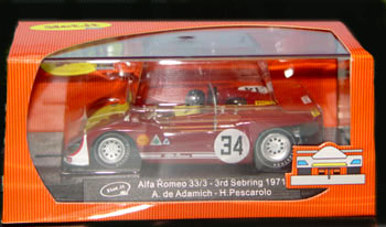 Slot It 1/32 Slotcar ◇Alfaromeo Tipo33/3 #.34/1971 Sebring 海外