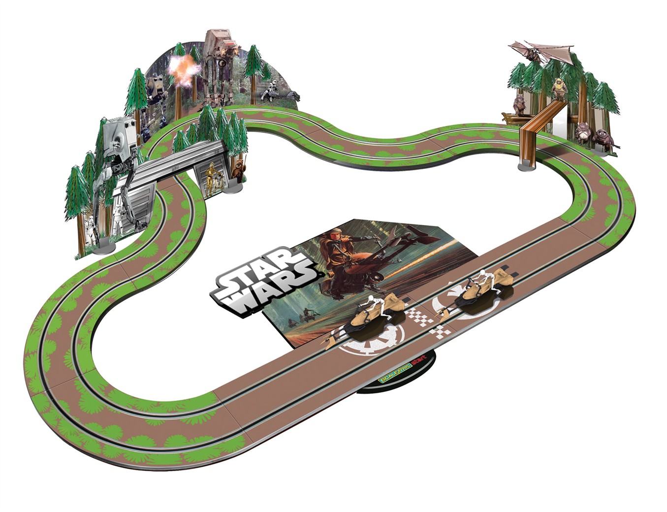 Scalextric 1/32 ｽﾛｯﾄｶｰ C1288◇スターウォーズ Battle of Endor Star