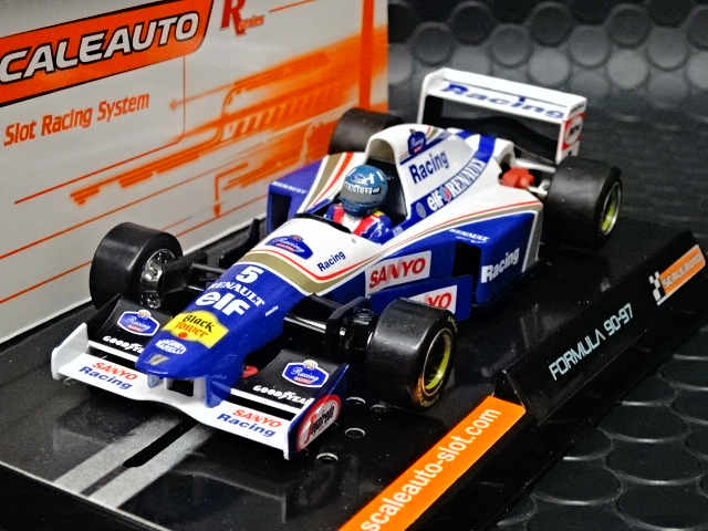 Scaleauto 1/32 ｽﾛｯﾄｶｰ SC6303◇ Formula 90-97 Racing Blue/White 