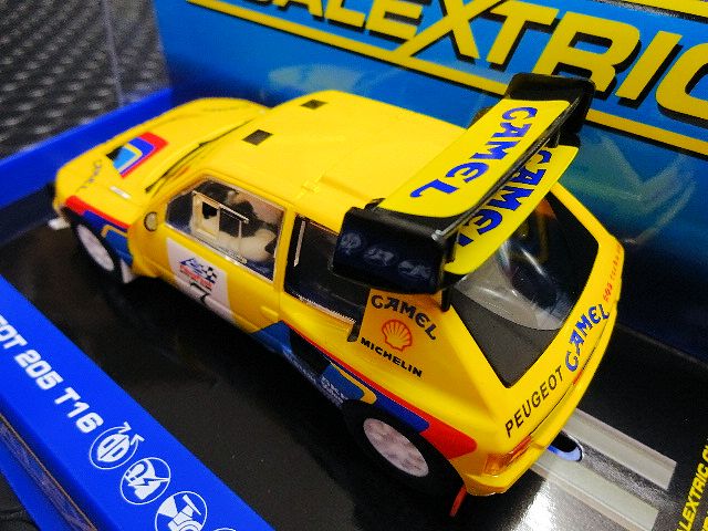 Scalextric1/32 ｽﾛｯﾄｶｰ C3641◇ PEUGEOT 205 T16 PIKES PEAK