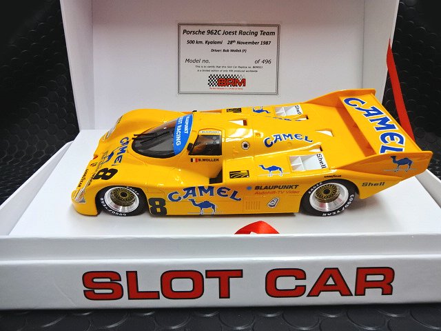 BRM 1/24 ｽﾛｯﾄｶｰ BRM-021AW ◇Porsche 962C Team Joest Racing #8/Bob