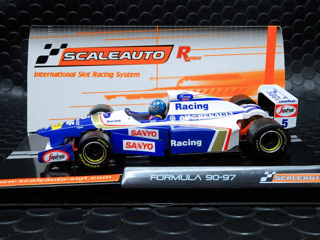 Scaleauto 1/32 ｽﾛｯﾄｶｰ SC6303◇ Formula 90-97 Racing Blue/White 