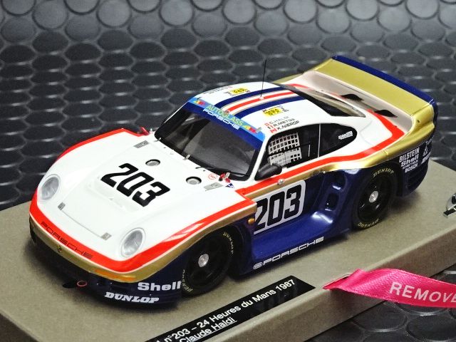 LeMans miniatures 1/32 ｽﾛｯﾄｶｰ 132058M◇PORSCHE 961 1987 Le Mans 24