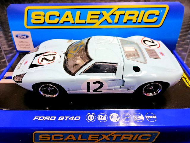Scalextric 1/32 ｽﾛｯﾄｶｰ C3533◇Scalextric Ford GT40 #12/I