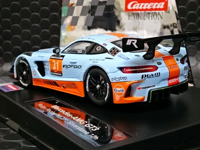 Carrera Evolution 132 ｽﾛｯﾄｶｰ 27593◇Mercedes-AMG GT3 #31 ”GULF