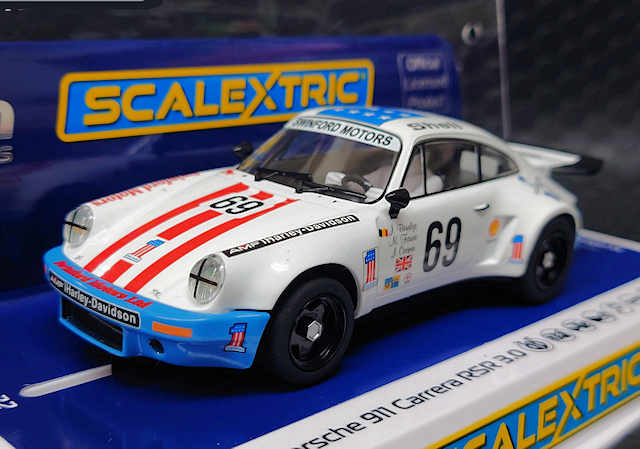 Scalextric 1/32 ｽﾛｯﾄｶｰ C4351◇ Porsche 911 Carrera RSR 3.0 #69 Le 