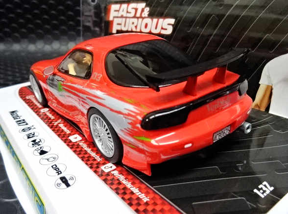 scalextric1/32 ｽﾛｯﾄｶｰ C4592◇ Mazda RX7 - Dom Turetto. 映画