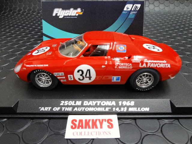 FLY 1/32 ｽﾛｯﾄｶｰ 053107 ◇ FERRARI 250LM 24HR DAYTONA 1968 #34