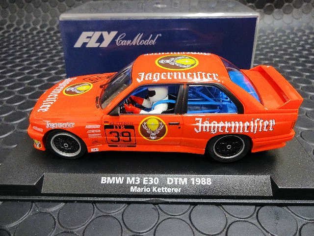 FLY SLOT 1/32 ｽﾛｯﾄｶｰ A1704◇ BMW M3 E30 ”JAGERMEISTER” #39/MarioKEtterer DTM  1988 ☆イエーガーマイスター！！ | NASCAR・スロットカー・ミニカーの専門店<<サッキーズ・コレクションズ大阪>> by CAR-BOX