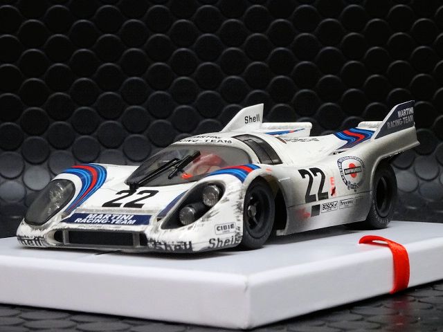 BRM 1/24 ｽﾛｯﾄｶｰ BRM-063FL ◇PORSCHE 917K #22 - Team Martini