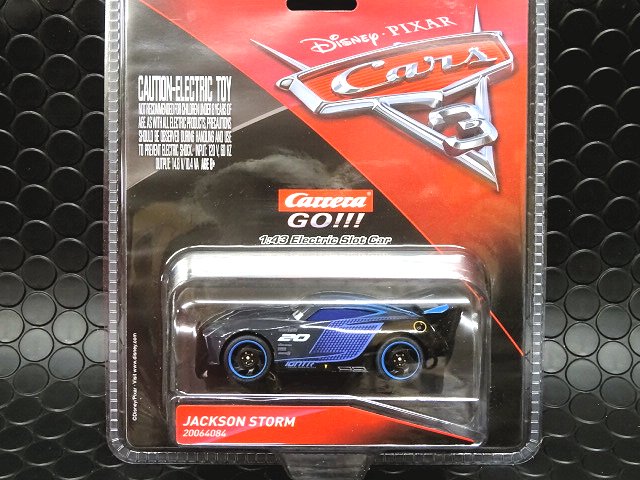Carrera Go 1/43 ｽﾛｯﾄｶｰ 64084◇カーズ3/ジャクソン・ストーム