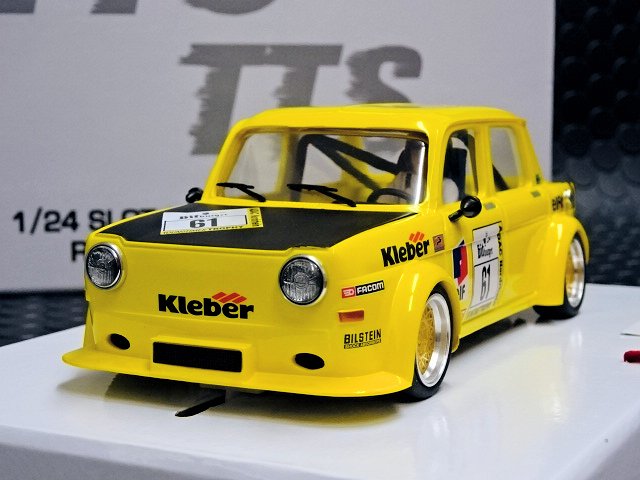 BRM 1/24 ｽﾛｯﾄｶｰ TTS01◇Simca 1000 #61 Yellow Edition 1/24ビック