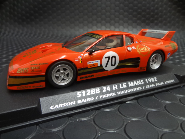 FLYSLOT 1/32 ｽﾛｯﾄｶｰ W-50103 ◇FERRARI 512BB LE MANS 1982 #70/Baird