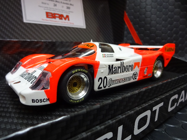 BRM 1/24 ｽﾛｯﾄｶｰ BRM-051 ◇Porsche 962C ” Team Davey ” 7th－480Km