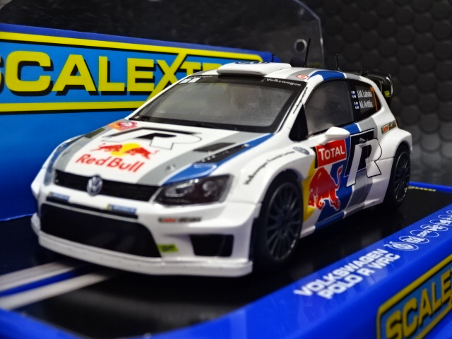 スケーレックストリック　1/32スロットカー　VW POLO R WRC Scalextric 1/32 ｽﾛｯﾄｶｰ C3524◇Volkswagen Scalextric VW Polo WRC