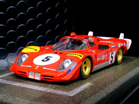 FLY 1/32 ｽﾛｯﾄｶ- E2069◇Ferrari 512S #5 「The Making of Le Mans Collection 」  with STEVE MCQUEEN figure. フェラーリ512S 限定/フィギュア付スペシャルパッケージ。 ◇お待たせしました入荷完了！ |  NASCAR・スロットカー・ミニカーの専門店<<サッキーズ ...