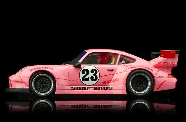 Revoslot 1/32 ｽﾛｯﾄｶｰ RS0110◇Porsche 911 GT2 #23 ” Pink Pig” 精巧