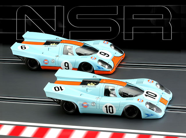 NSR 1/32 ｽﾛｯﾄｶｰ 0237SW◇ Porsche 917k ”Gulf ” #9. 1000 km Brands 