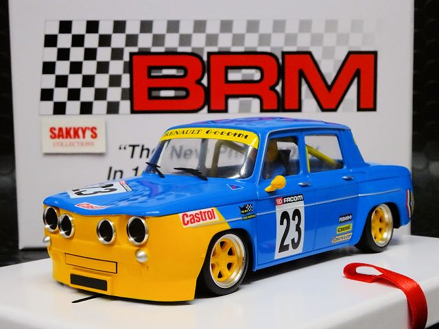 Gordini Renault 8 カタログ BRM 1/24 ｽﾛｯﾄｶｰ 082◇RENAULT R8 GORDINI #23 YELLOW/BLUE EDITION 1