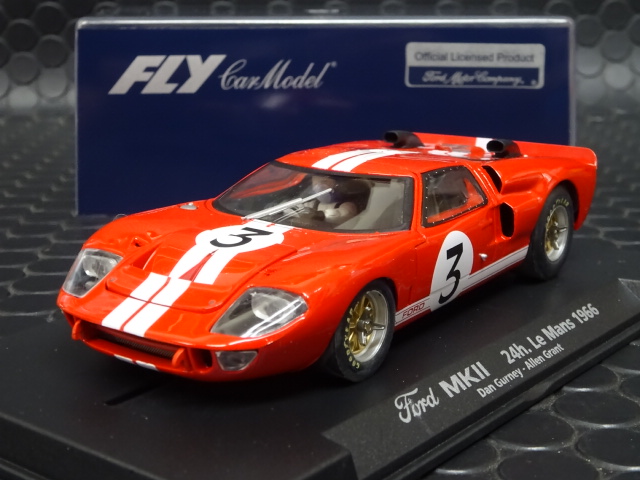 FLY 1/32 ｽﾛｯﾄｶｰ A-762◇ Ford Gt40 MKII #3/Dan Gurney & Jerry Grant 