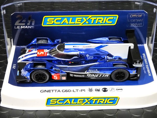 scalextric1/32 ｽﾛｯﾄｶｰ C4033◇Ginetta G60-LT-P1 #5/L Roussel , M